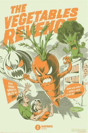 Ilustrata (The Vegetables Revenge) Maxi Poster
