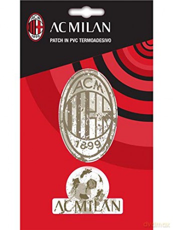Imagicom Ironpvcmil01 - Ac Milan Iron On Patch In Pvc Logo