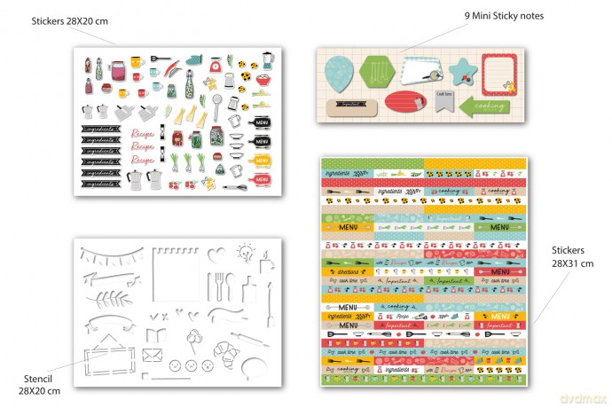 Imagicom: Kit Stickers Cooking