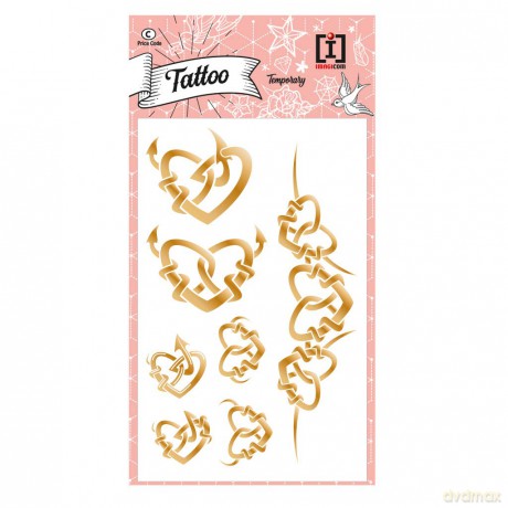 Imagicom: Metallic Tribal: Tattoo Heart