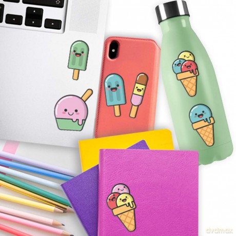 Imagicom: Pastel Rainbow: Puffy Ice Cream