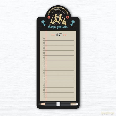 Imagicom: Slim Block Notes Fitness