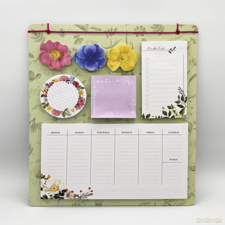 Imagicom: Square Block Notes Botanical