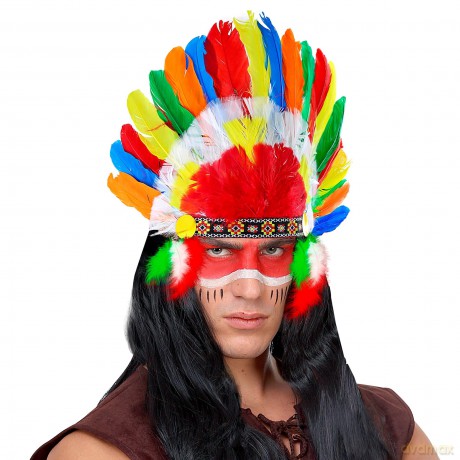 Indian Headgear Indian Hats Caps & Headwear for Fancy Dress Costumes Accessory