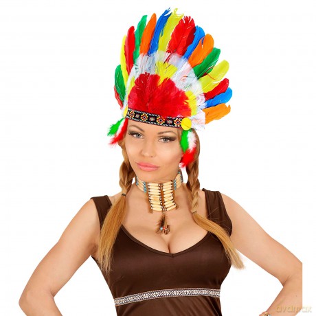 Indian Headgear Indian Hats Caps & Headwear for Fancy Dress Costumes Accessory