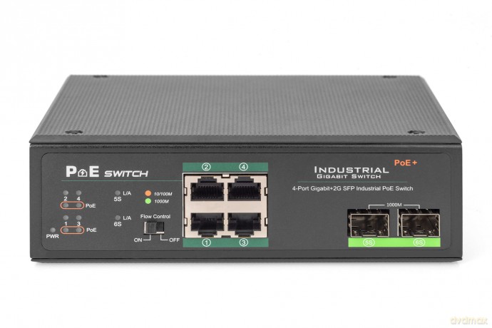 Industrie Poe Switch, +2xsfp