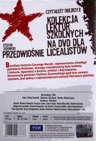 Przedwiośnie (Kolekcja lektur szkolnych) [2DVD]