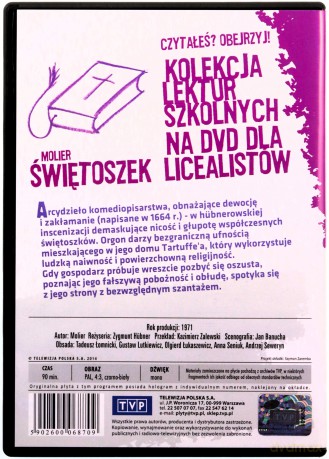 Świętoszek (Kolekcja lektur szkolnych) [DVD]