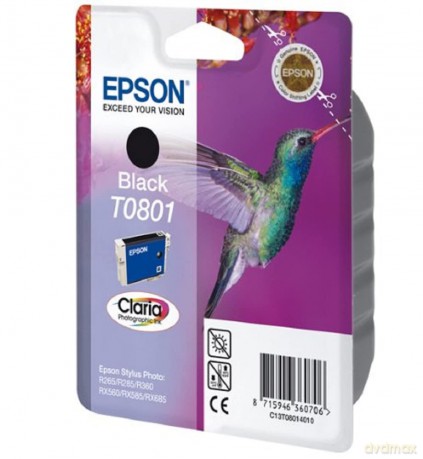 Ink Cartridge T0801 Black Blister