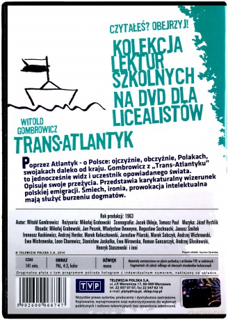 Trans-Atlantyk (Kolekcja lektur szkolnych) [DVD]