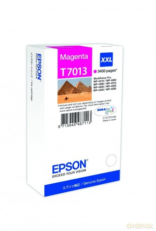 Inkjet-Patrone, Nr. T7013xxl, Inhalt 34,2ml, Magenta