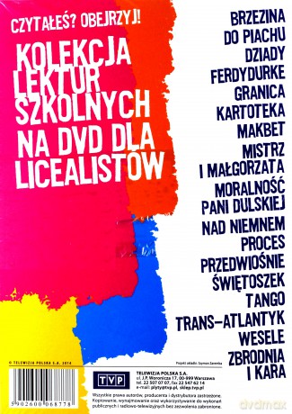 Kolekcja lektur szkolnych dla licealistów [BOX] [20DVD]
