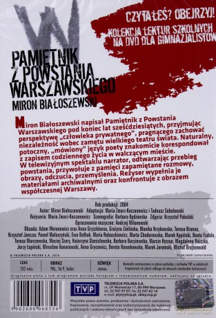 Pamiętnik z Powstania Warszawskiego (Kolekcja lektur szkolnych) [DVD]