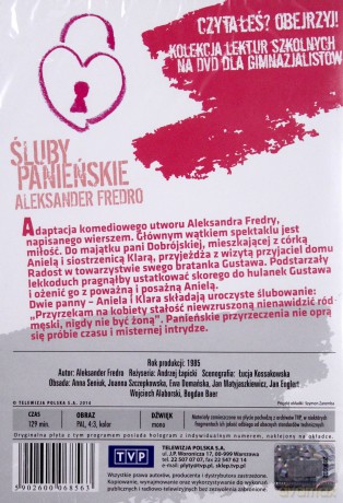 Śluby Panieńskie (Kolekcja lektur szkolnych) [DVD]