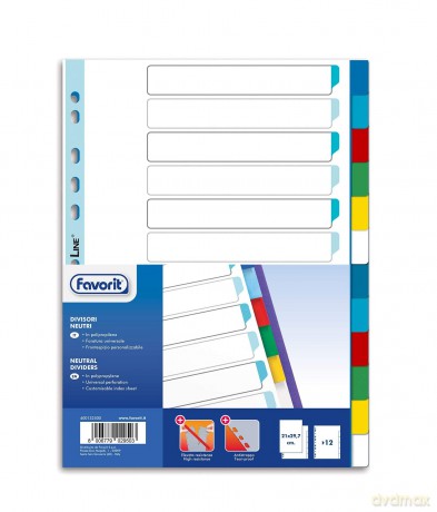Interc.Neutro 12 Tacche A4 21x29.7