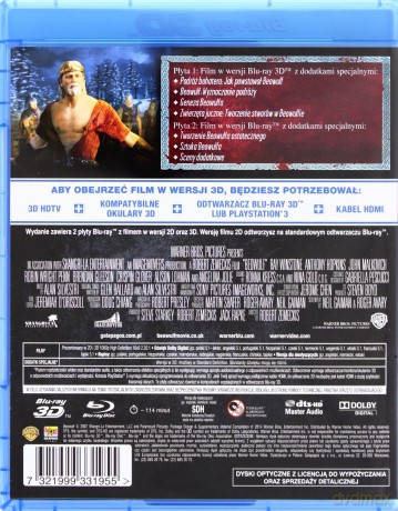 Beowulf 3D [Blu-Ray]+[Blu-Ray 3D]