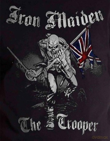 Iron Maiden Men'S Tee: Sketched Trooper (Back Print) (X-Large)