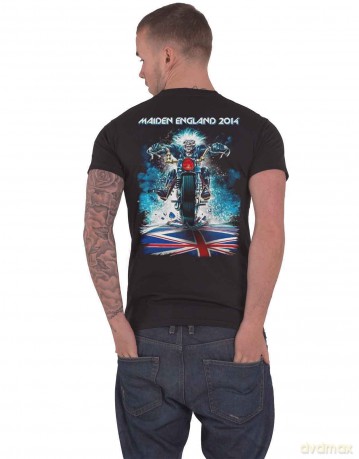 Iron Maiden Men's Tee: Tour Trooper (Back Print) (Medium)