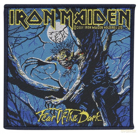 Iron Maiden Standard Patch: Fear Of The Dark