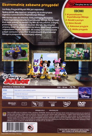 Klub Przyjaciół Myszki Miki: W poszukiwaniu kryształowego Mikiego (Disney Junior) [DVD]