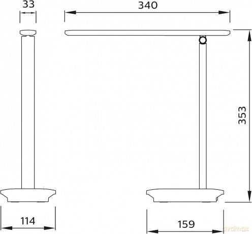 Ivory Lampada Da Tavolo Bianca 5w