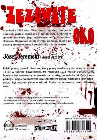 Zezowate oko - Józef Jeremski [AUDIOBOOK] [CD-MP3]