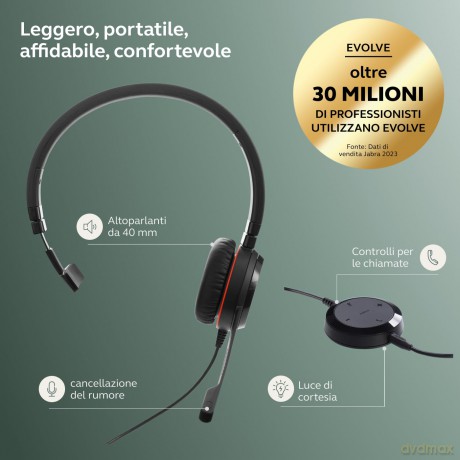 Jabra Evolve 30 Ii Mono Uc Usb