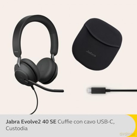 Jabra Evolve2 40 Usb-C Uc Stereo Se