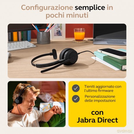 Jabra Evolve2 50 Usb C/A Ms