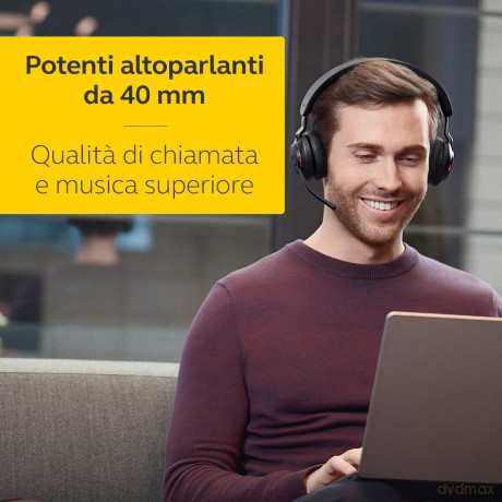 Jabra Evolve2 65 Stereo Uc + Link 380 Usb-C, Schwa