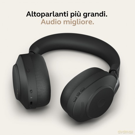 Jabra Evolve2 85 Stereo Ms Black