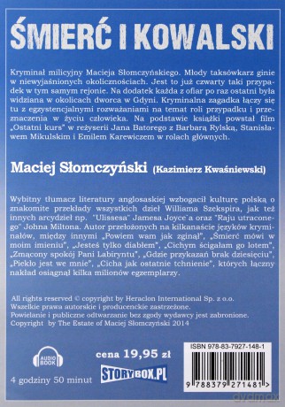 Śmierć i Kowalski - Kazimierz Kwaśniewski [AUDIOBOOK] [CD-MP3]