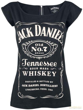 Jack Daniel's - Black Zipper On Back (Unisex Tg. XXL)