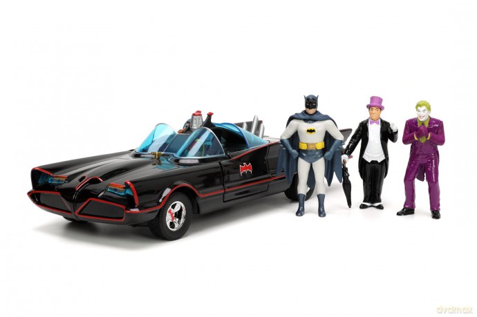 JADA Batman 1966 Classic Batmobile Deluxe Die-Cast 1:24