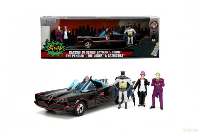 JADA Batman 1966 Classic Batmobile Deluxe Die-Cast 1:24
