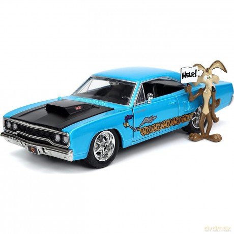 JADA Looney Tunes Willy il Coyote Runner Plymouth Scala 1:24