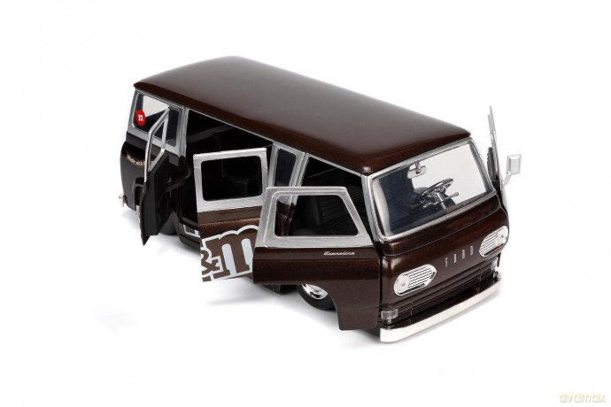 JADA M&M's Ford Usa Econoline Minibus Scala 1:24