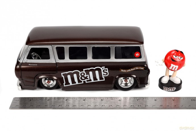 JADA M&M's Ford Usa Econoline Minibus Scala 1:24