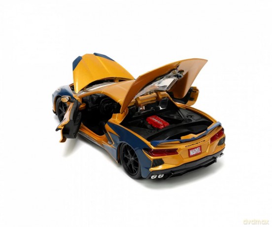 JADA X-Men Wolverine Chevy Corvette Die-Cast Scala 1:24
