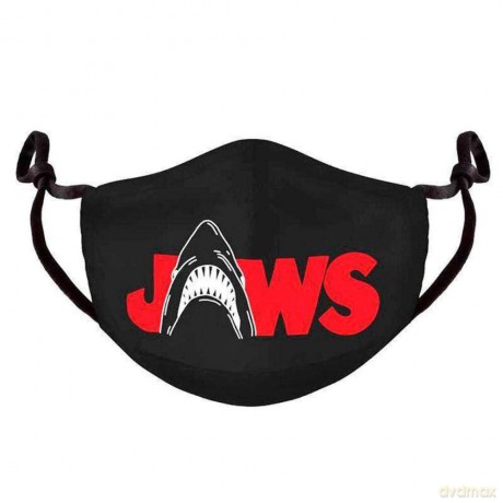 Jaws: Adjustable Shaped Facemask (1 Pack) Black (Mascherina Protettiva)