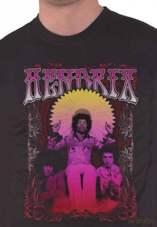 Jimi Hendrix Men's Tee: Ferris Wheel (Medium)