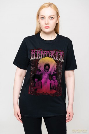 Jimi Hendrix Men's Tee: Ferris Wheel (Medium)