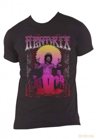 Jimi Hendrix Men's Tee: Ferris Wheel (Small)