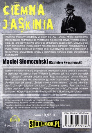 Ciemna Jaskinia - Kazimierz Kwaśniewski [AUDIOBOOK] [CD-MP3]