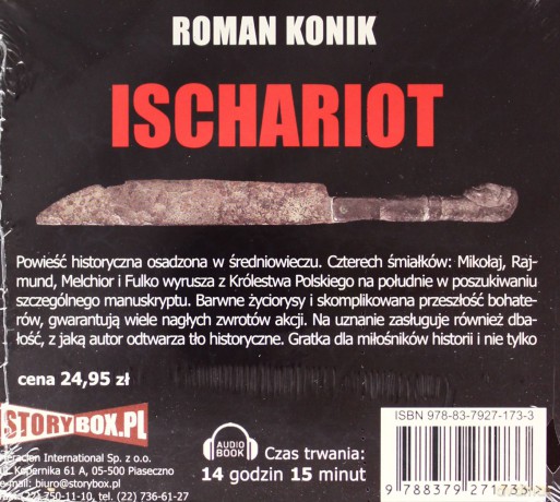 Ischariot - Roman Konik (digipack) [AUDIOBOOK] [CD-MP3]
