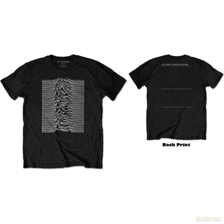 Joy Division Unisex Tee: Unknown Pleasures (Back Print) (X-Large)