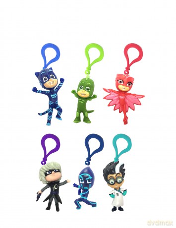 Joy Toy - Pj Masks Superpigiamini 3d Pvc Brelok/Clip On 6 Cm,, 1