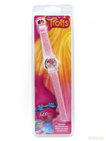 Joy Toy 67677 Trolls Analog Clock In Blister Pack