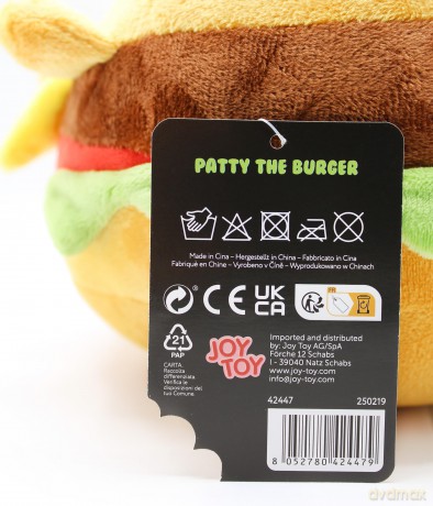 Joy Toy: Plush Burger 20 Cm