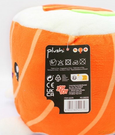 Joy Toy: Plushi Uramaki Salmone 20 Cm